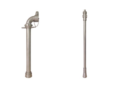 2.5” Single Head Fire Hydrant Standpipe & Hydrant Key & Bar