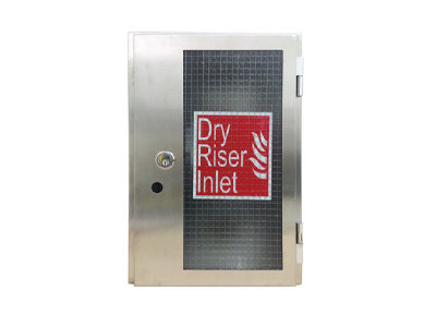 Stainless Steel Wet Riser Vertical Surface Mounted Inlet Fire Cabinet