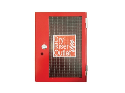 Red Wet Riser Vertical Outlet Cabinet